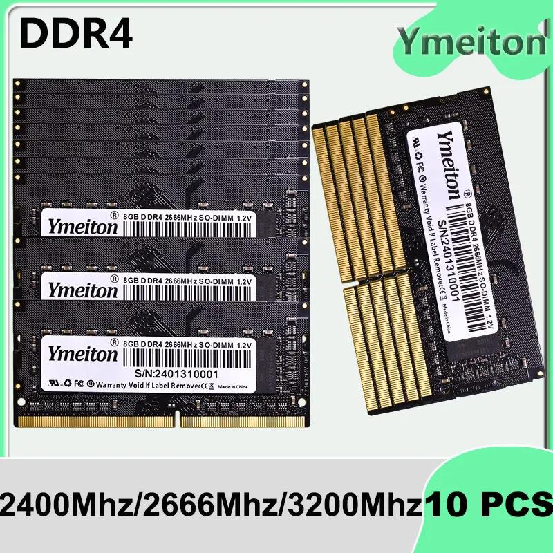Ymeiton ޸  ޸, DDR4 10 , 2400MHz, 2666MHz, 4GB, 8GB, 16GB, 32GB, SO-DIMM RAM, 288  Ʈ ޸ ī 